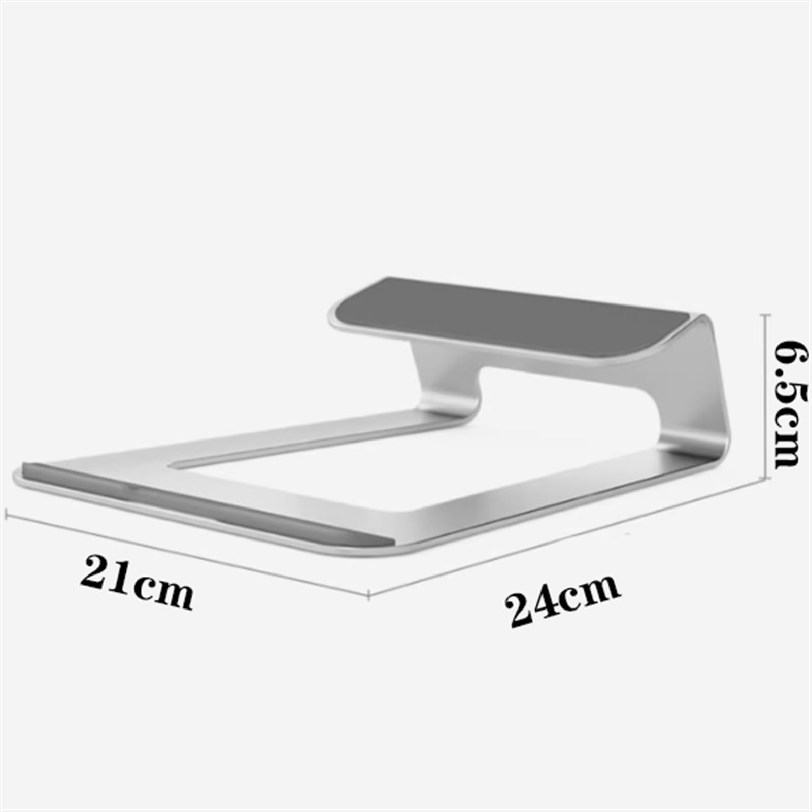 Supporto Portatile for Laptop, Supporto ergonomico for Laptop, Alluminio, Raffreddamento ventilato, Supporto for Notebook, AntiGraffio, Tutti i Laptop da 15,6 Pollici