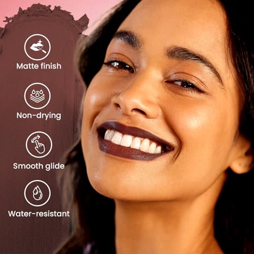 Image of Swiss Beauty Pure Matte Creamy Lipstick | Non-drying, Highly pigmented Lipstick | Shade- Hazelnut, 3.8gm|