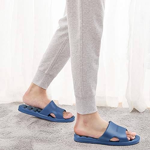 Image of Women's Shower Slipper, Quick Drying Non-Slip Slippers, Bathroom House & Pool Sandals, In-Door Slipper for Gym, Soft Sole, Beige, Size S, M, L, XL