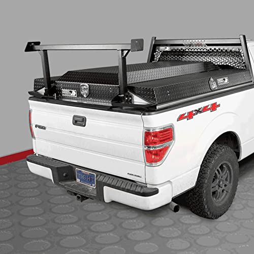 Image of 4X4 Car Decal Stickers 2Pcs, Auto Decoration Accessories Emblem Replacements Fit Ford F-150 F-250 F-350 Tacoma Tundra Ram Silverado Truck Pickup SUV, with Squeegee 1Pcs, Black-and-Red