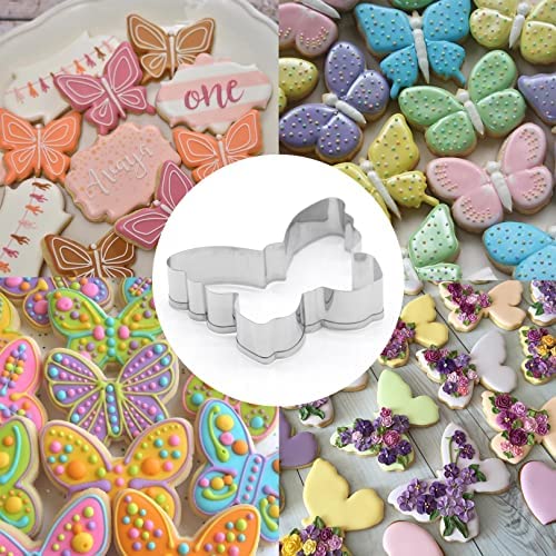 Butterfly Cookie Cutter Fondant Mold Kids Baking Fun Bow Shape Diy Dessert Decoration | Ideal For Cakes, Fondant, Biscuits Durable, Rust-Resistant Perfect For Home Baking & Parties #TOP1