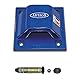 Artago 61 Bodenanker Wandanker Fahrrad Motorrad Garage, Diebstahlsicherung mit Zulassung Sold Secure Gold, speziell plattierte Dübel, 10 mm Basis, Blau
