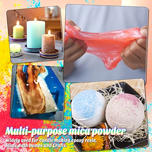 Viza Cosmetic Grade Mica Powder, 40G/1.4Oz Natural Color Pigment Powder For Nails, Lip Gloss, Body Butter, Soap Making, Nail Polish, Eyeshadow, Candle Dye, Bath Bombs - Misty Rose #TOP5