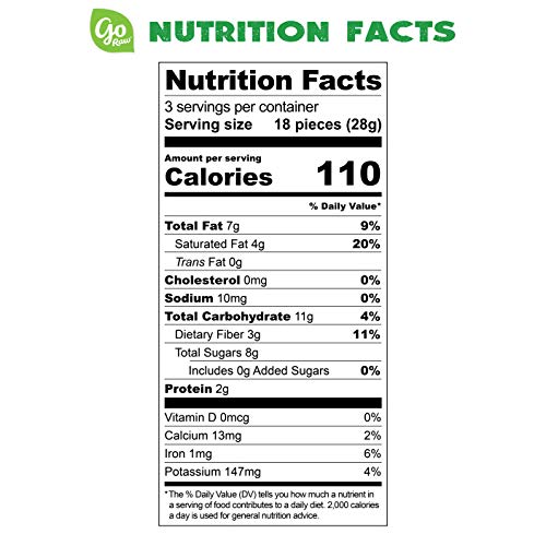 Go Raw Organic Cookie Crisps, Carrot Cake, 3 oz. Bags (Pack of 6) — Superfood | Paleo | Gluten Free Snack Crisps | Vegan