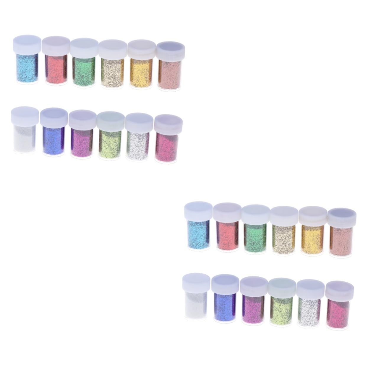 NUOBESTY 2 Piezas De 12 Lentejuelas Holográficas Con Purpurina Hechas A Mano Para Proyectos De Manualidades Infantiles Y Decoración.