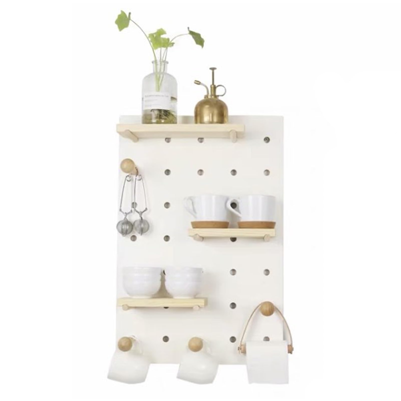 Generisch Stecktafelplatten, hölzerne Stecktafel-Wandplatten, Stecktafel-Werkzeugaufbewahrungs-Wandorganizer, Stecktafelregale für Heimwerkerräume, Garagen- und Küchenwerkbänke, Verkaufsdisplayregale
