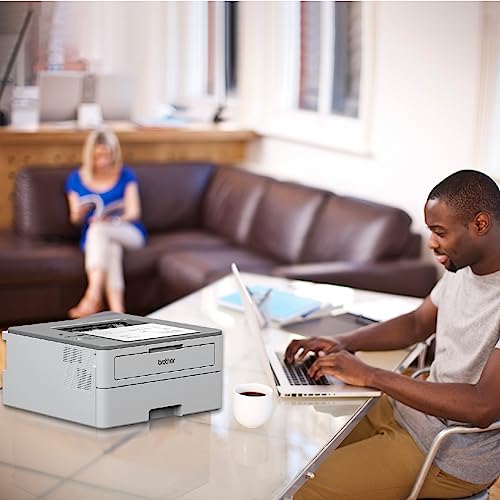 Brother HL-B2080DW Mono Laser Printer with Auto Duplex & Wi-Fi Printing (Toner Box Technology) (Gray) - Image 5