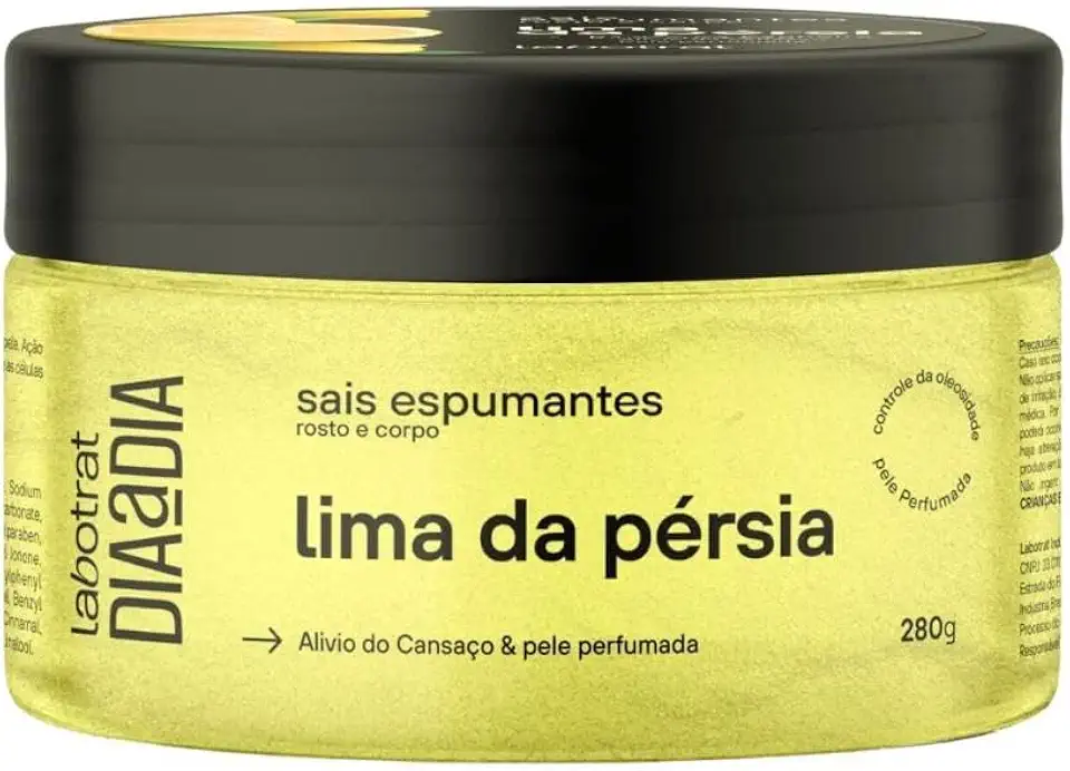 Labotrat Sais Espumantes Para O Rosto E Corpo Labotrat Lima Da Pérsia Esfoliante Controle Da Oleosidade 280G