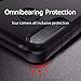 Orzero Premium Hybrid Protective Clear Case Compatible for Huawei (P30 Lite), Full Body Protection TPU Frame Clear Back with Accurate Cutout- Black