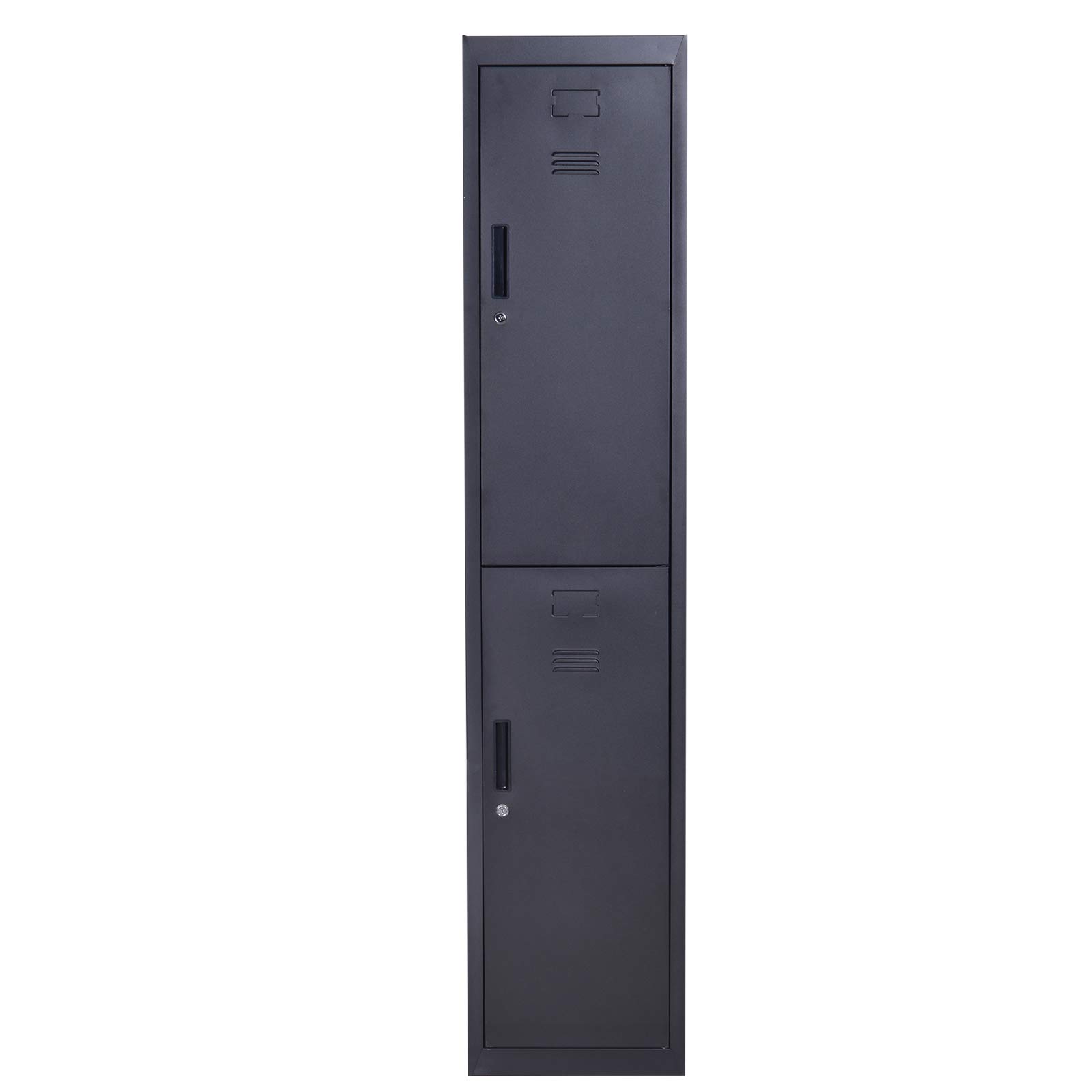 Vinsetto Armoire à Casiers à 4 Niveaux Casier Vestiaire 38x46x180 cm Noir
