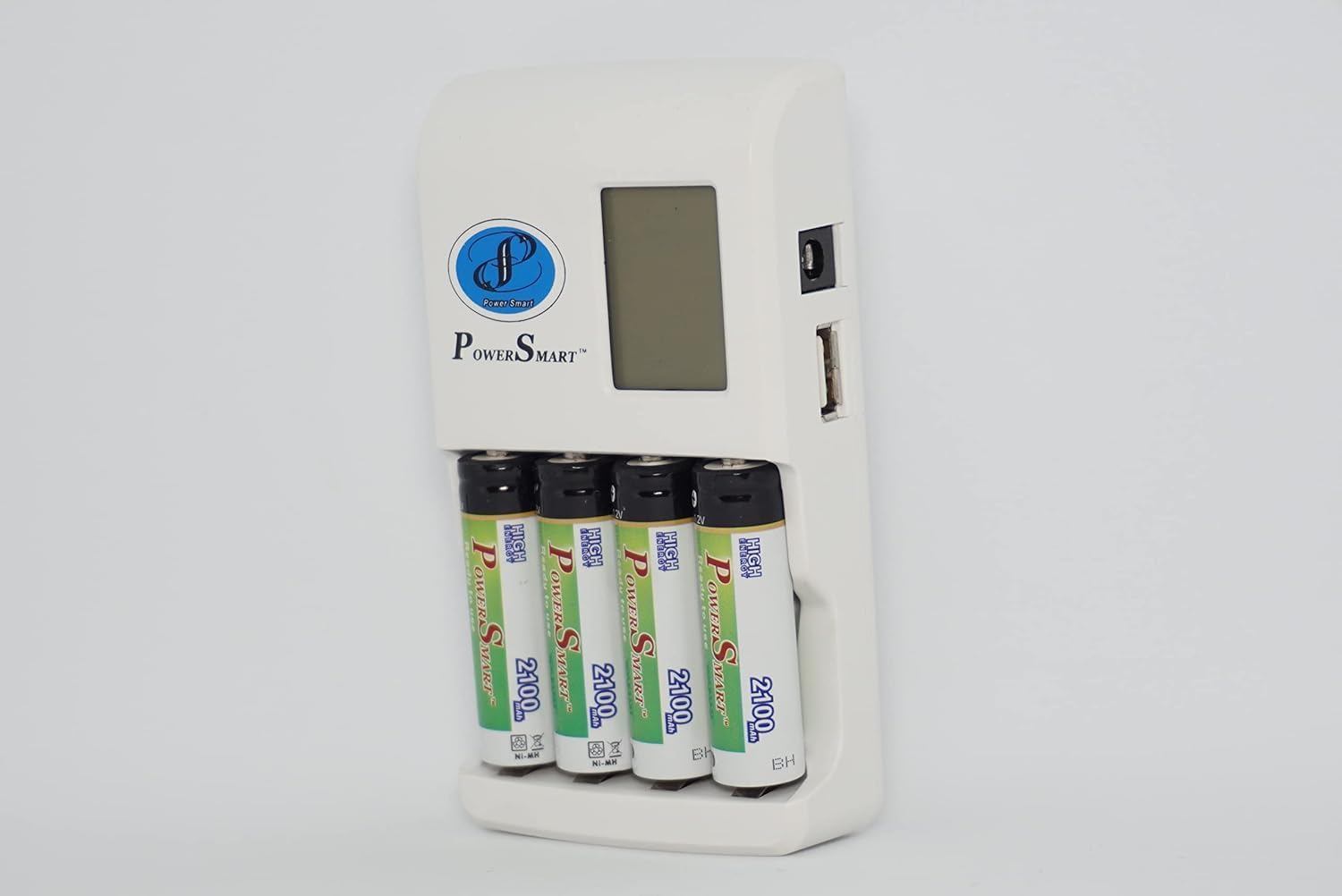 Power Smart PS 327 AA/AAA NI-CD/NI-MH 1 Hour LCD Fast Auto Cut Off Charger with USB Slot for Charging Electronic Devices with 2100 mAh 4 Cells Ready to Use Rechargeable Battery-image-7