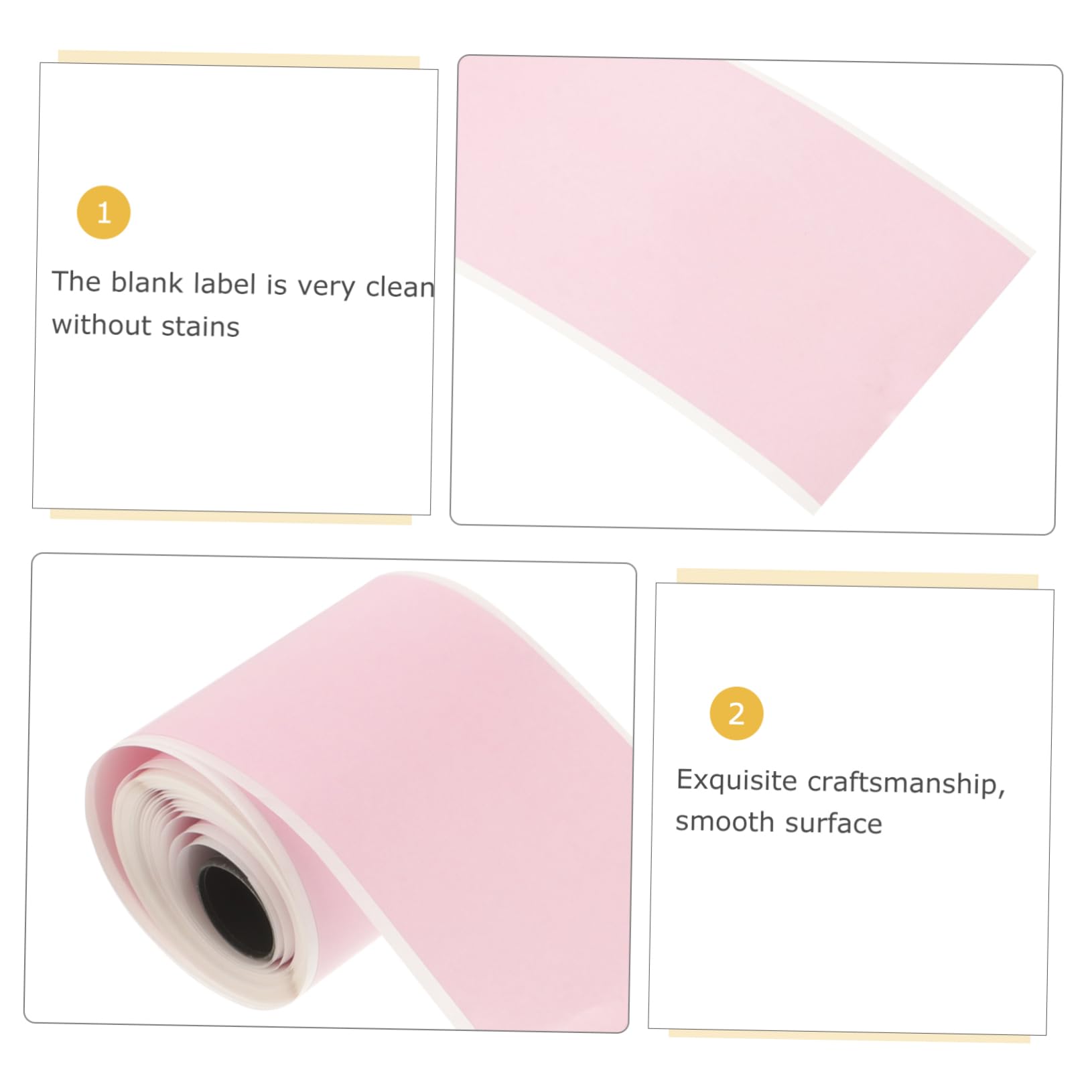Angoily 5 Set Etichette Termiche Autoadesive Colorate Per Mini Stampante Termica Adesivi Versatili Per Etichette Bottiglie E Organizzazione 9 * 5