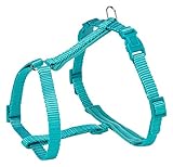trixie katzengeschirr amazon 41753 TRIXIE Premium Katzengeschirr mit Leine, 25-45 cm/10 mm, 1,20 m, Ozean, 41753, small/medium