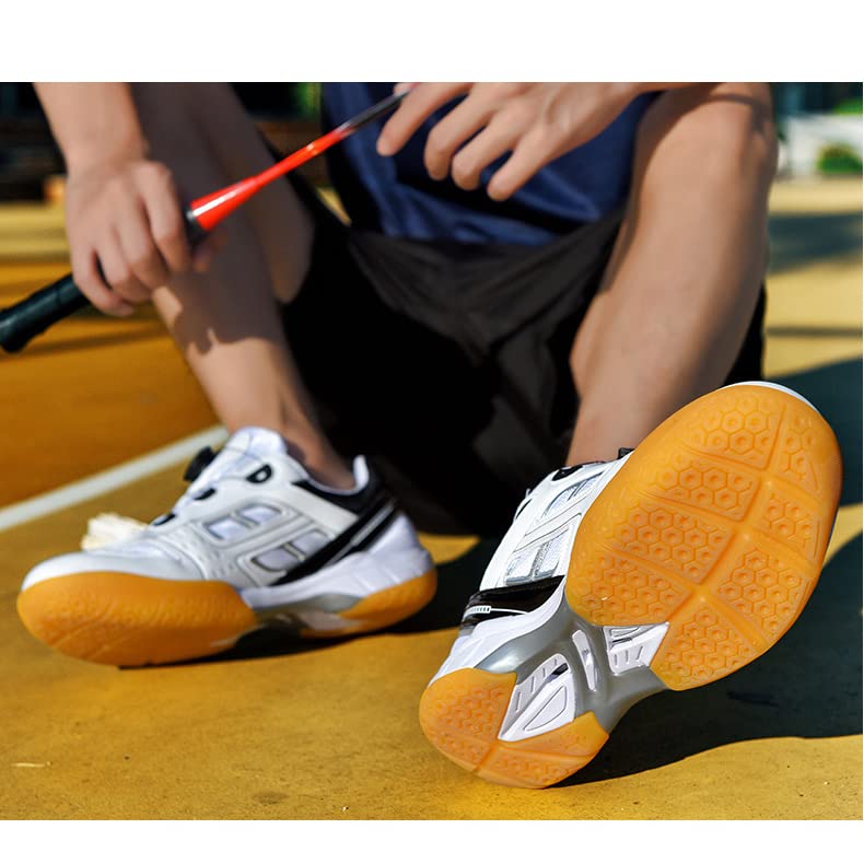 Zapatillas De Bádminton para Hombre, Antideslizantes Zapatillas De Running Casual Tenis Pickleball Zapatos De Moda Comfort Voleibol Zapatillas Non Slip Sport Athletic Trainer
