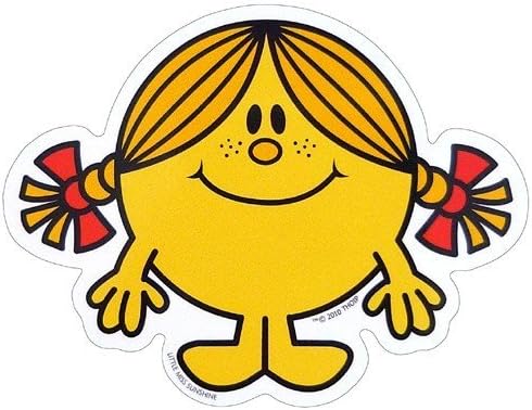 Mr. Men and Little Miss "LITTLE MISS SUNSHINE" die cut stickers character goods Store