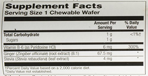 Solaray Ginger Trips Chewable Wafers, 67Mg, 60 Count #TOP5