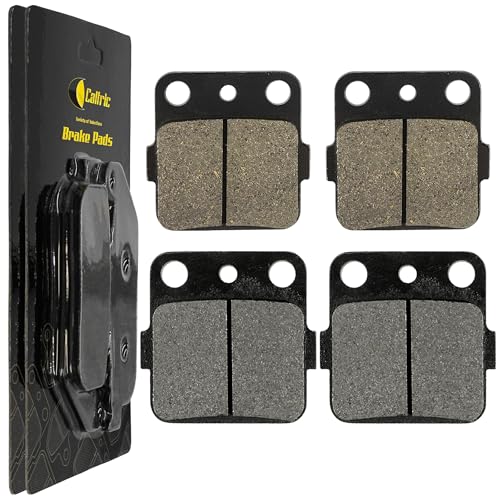 Front & Rear Brake Pads Compatible with Honda Atc 200X Atc200X Atc-200X 1983-1987