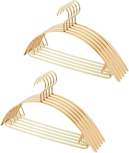 LBAawxe 10 Pack Clothes Hangers Durable Coat Hangers Suitable for Jackets, Pants, Camisoles Space Saving(A)