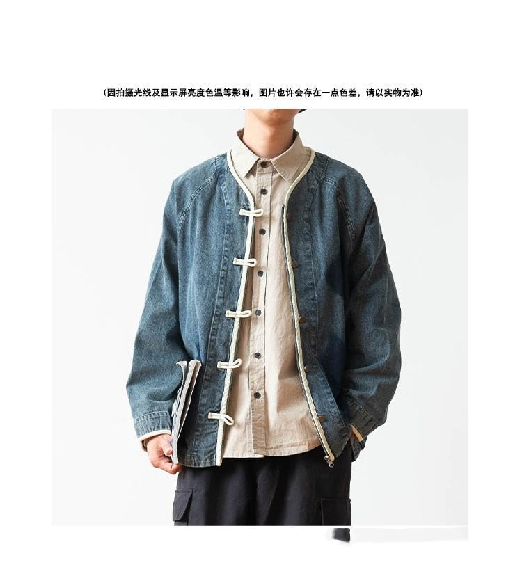 Chinese style men's Tang suit Knot button coat3