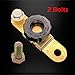 Side Post Battery Disconnect Switch 12V, Ampper Quick Disconnect Battery Cut Off Switch Battery Shut Off Kill Switch for Car (with Long Bolt, 1 Pack)