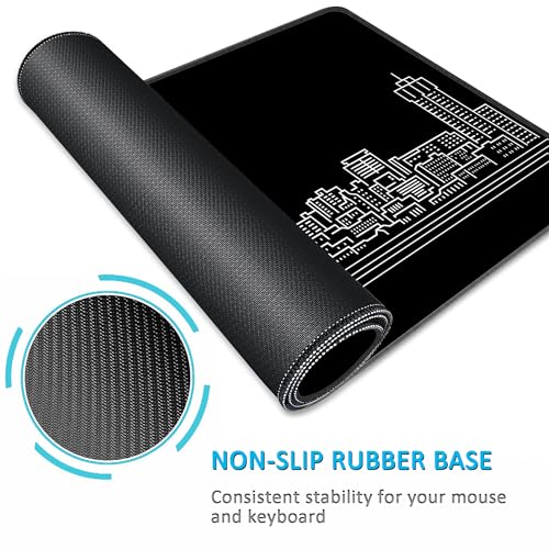 Speed gaming mousepad pour PC de 140cm protégeant votre grand bureau - 5