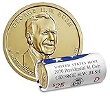 2020 D George H.W. Bush - Bankroll of 25 Presidential Dollars Uncirculated