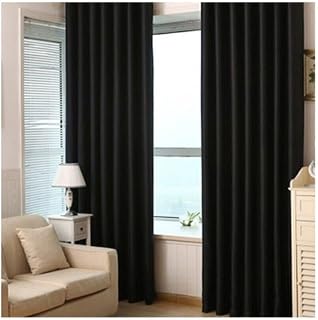 Blackout Karartma Güneşlik Perde Pilesiz Siyah, 250 x 250