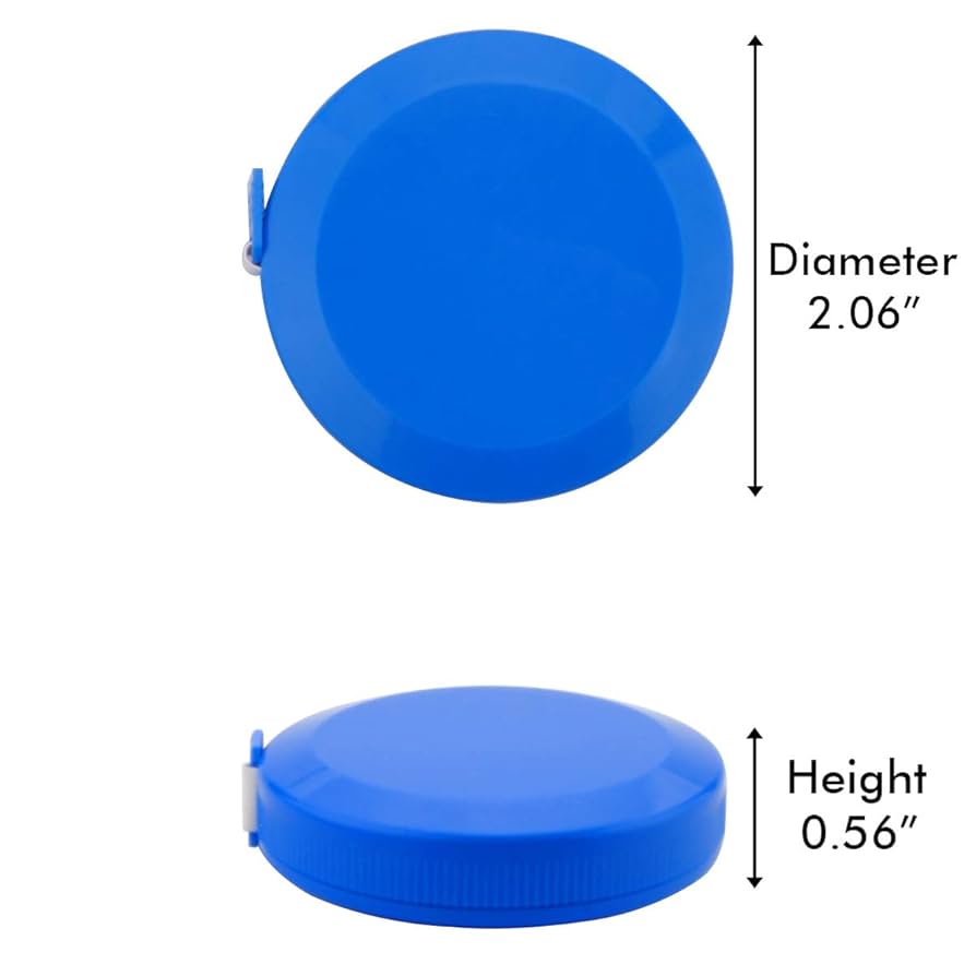 4Pcs Blue Round Retractable Tailors Measure Tape R... U2013 Vicedeal