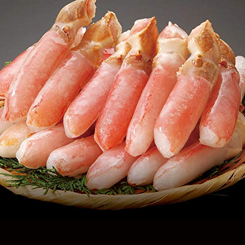 生冷ずわいがに爪下むき身500g（約7～15本）スーパー7Ｌの巨大かにポーション お刺身 カニしゃぶ お鍋に追加