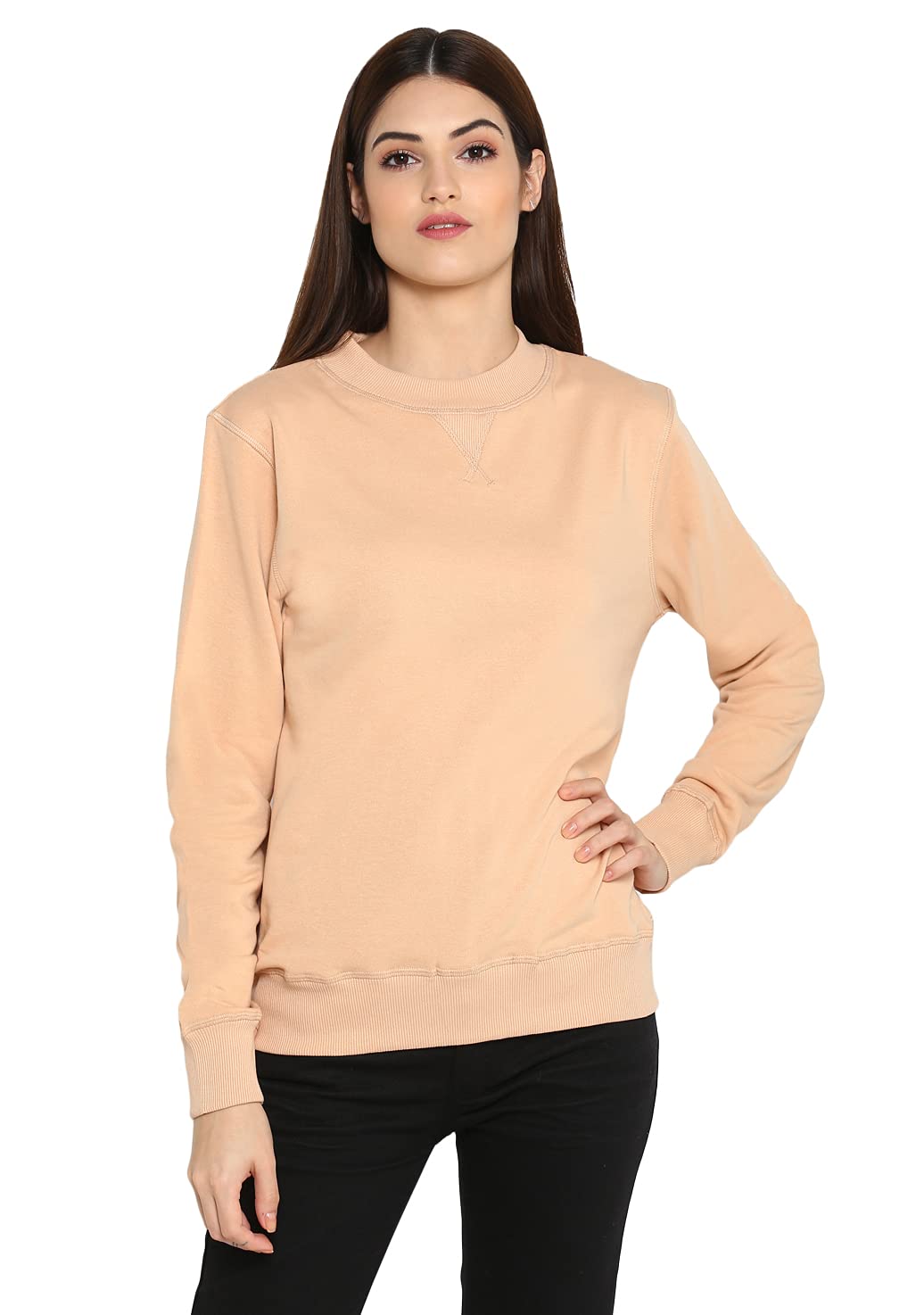 alan jones clothing Women's Cotton Round Neck Sweatshirt-picture-30