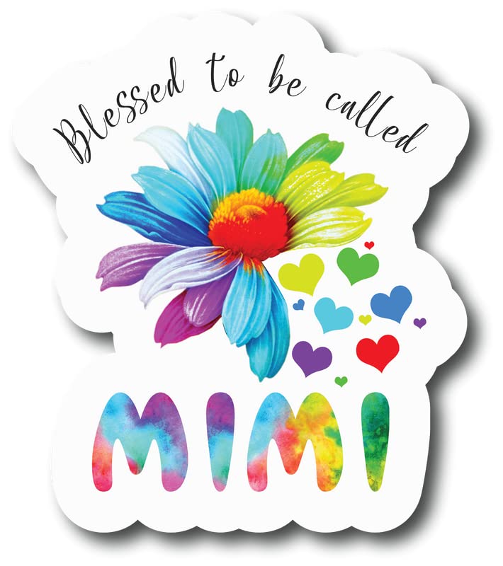 Blessed to Be Called Mimi Heart |Great Gift Idea|Single |5 Inch Magnet | Made in The USA | Car Auto Tool Box Refrigerator Magnet| MAG10541