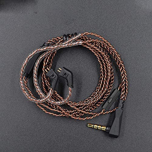 Newest KZ ZST/ZST Pro/ED12/ZSR/ZS10/ES3 Dedicated Cable 0.75mm 2Pin Upgraded Cable Replace