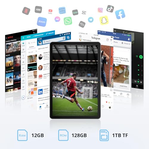 11" Android Tablet T606 - HD Screen, 8000mAh, WiFi, GPS, Case - Image 4