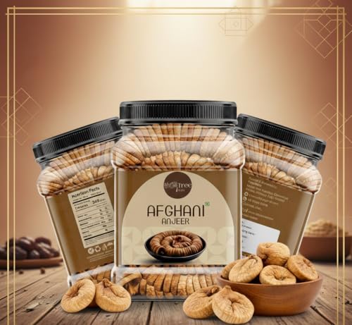 Image of TREE NUTS Premium Anjeer 200g | Soft & Fresh Dried Figs | Fiber Rich Healthy Dry Fruit Snack | Natural Anjir for Digestion & Energy | Jar Pack