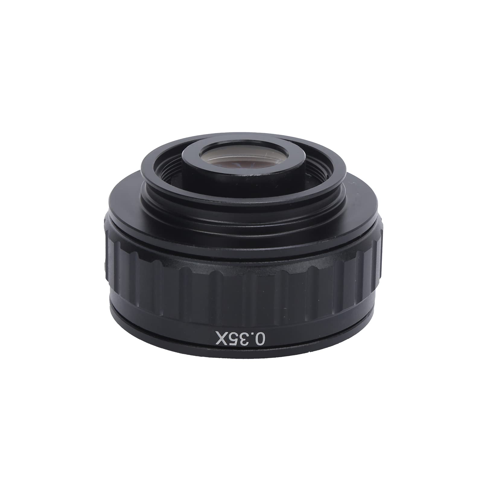Casquillo adaptador con montura 35X C para microscopio estereoscópico triplecular, adaptador de lente con puerto fotográfico de 38 mm, compatible con puerto CX y serie T490, se adapta a
