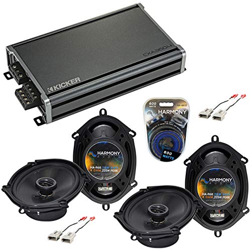 Harmony Audio HA-R68 Compatible with Ford E-Series Econoline Van 2014-2017 Bundled with CXA360.4 Amplifier Factory Speaker Replacement Package