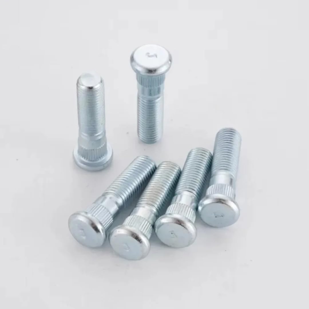 Śruby do Kół dla Hyundai, dla Kia, M12x1,5 20 szt. śrub wielowypustowych piasty koła średnica wielowypustu 12,8 mm długość 49,5 mm klasa 10,9