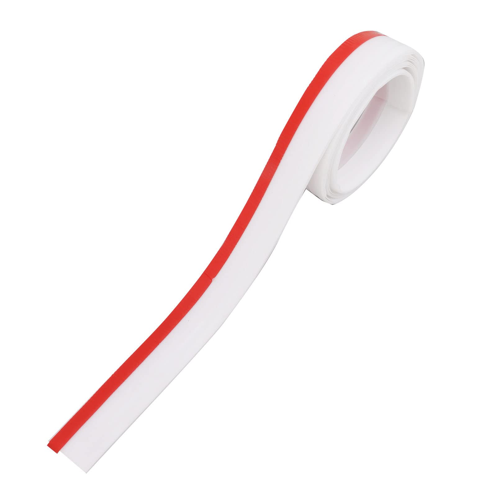 Cocoarm Fermaspifferi Sotto la Porta, Spazzaporta Adesivo in TPE da 6,6 Piedi, Blocca Spifferi, Polvere e Rumore, Guarnizione Autoadesiva Flessibile Sotto la Porta per Camera da Letto, Ufficio (WHITE)