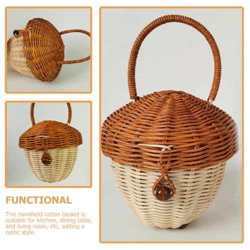 Décoration de table à manger avec ce petit panier rustique