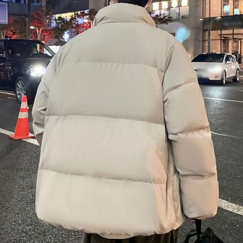 Parka de tela ártica para hombre chaqueta acolchada e impermeable 3