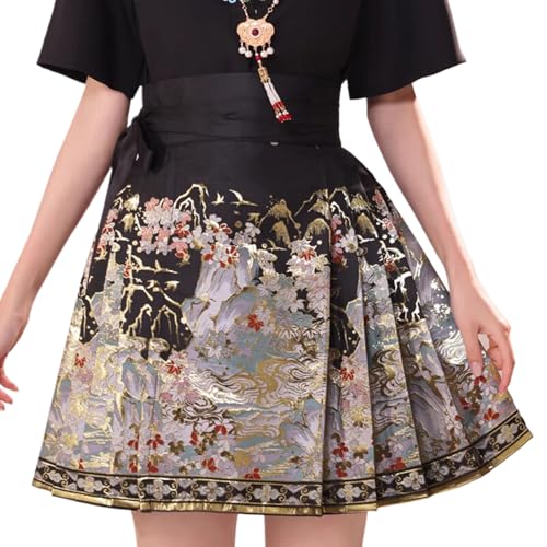 Jupe en brocart style chinois la solution élégante pour un look ethnique chic