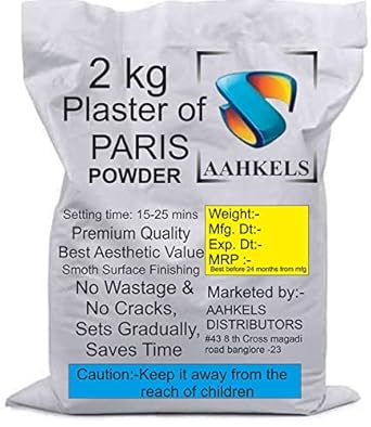 AAHKELS Plaster Of Paris (P.O.P) Powder 2 Kg