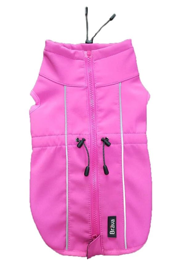 FINNERO SPORT Softshell Dog Jacket (4XL, Pink)