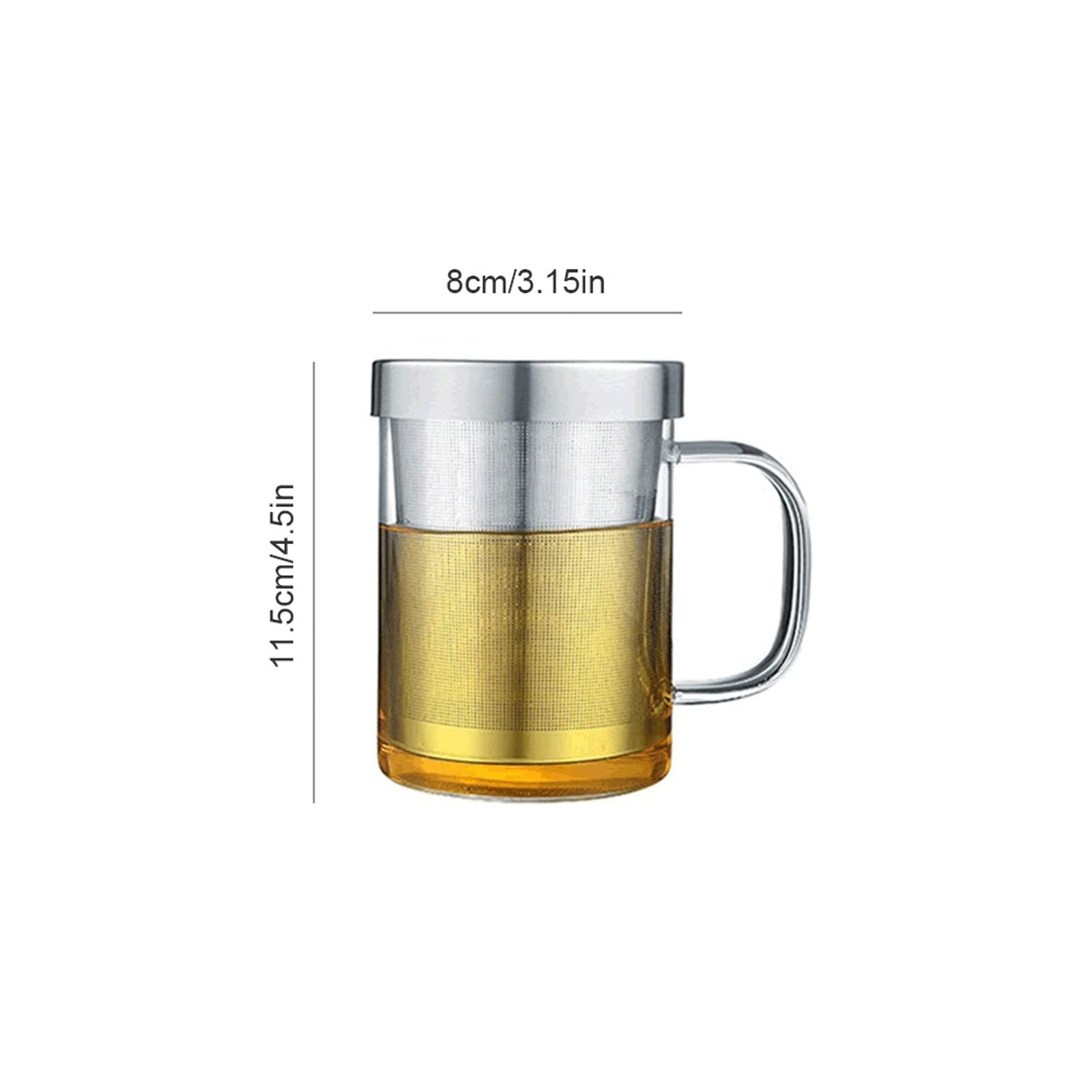 Colino da tè in vetro, colino da tè, resistente al calore, regalo perfetto per gli amanti del tè, accessori da cucina