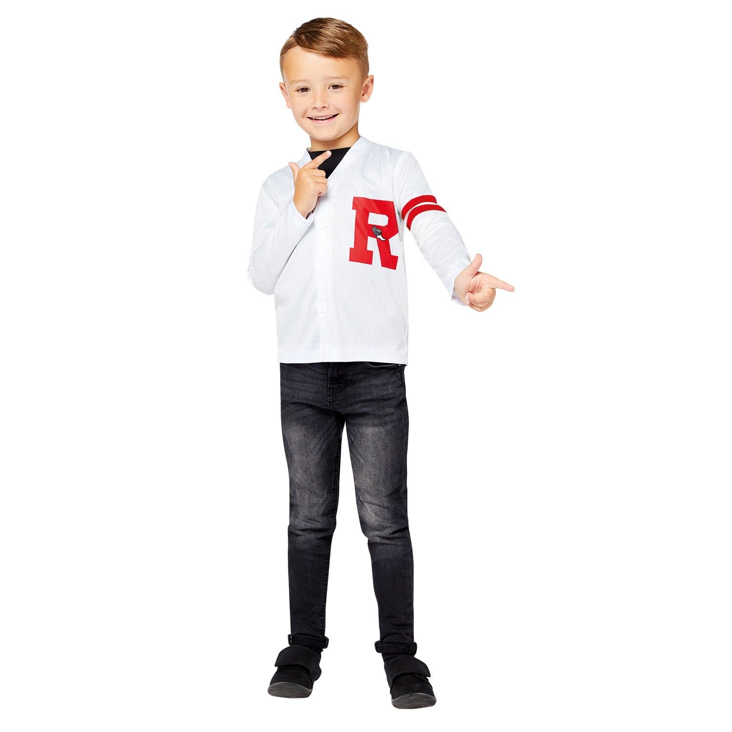 (PKT) (Fix 12/25) (9909227) Child Boys Danny Rydell High Jacket (10-12yr) - Grease Movie