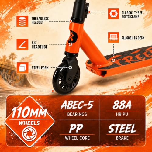 FREEDARE Pro Stunt Scooter for Intermediate Riders