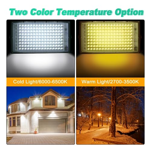 Projecteur LED extérieur 150W éclairage contre zones d'ombre - 4