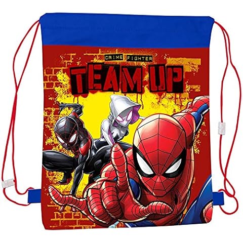 Spiderman Drawstring Gym Bag for Kids Cover