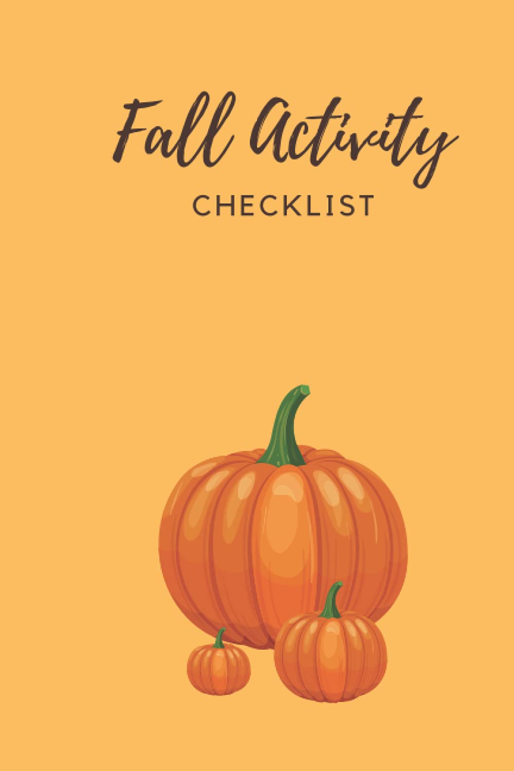 Fall Activity Checklist | Fall Planner | Pumpkin Patch Journal