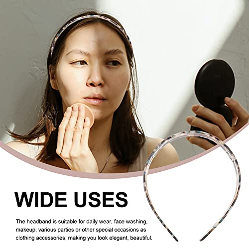 Headband Hair Accessories Hawksbill Hair Hoop Fashion Headband band Washing Face band Accessories Face Washing Acetate Tortoise Shell - Image 3